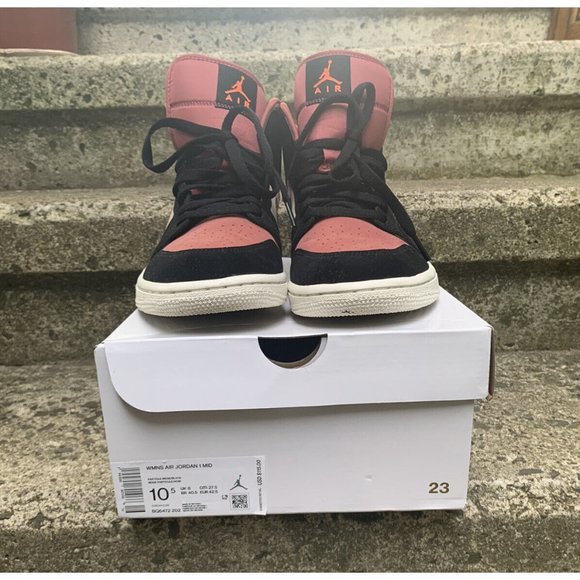 NIKE Women's WMNS AIR JORDAN 1 MID CANYON RUST BQ6472-202 US 10.5 / 9M